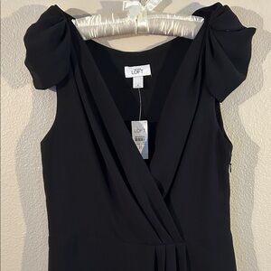 LOFT Elegant Black Dress NWT